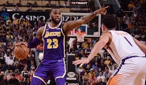 lebron james - la lakers vs suns
