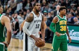 LaMarcus Aldridge - spurs vs celtics