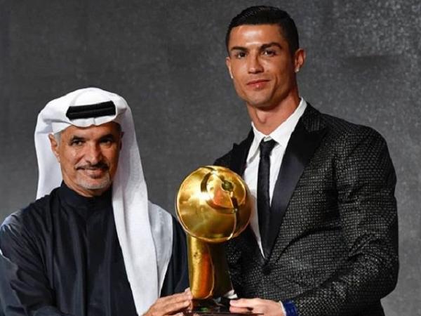 cristiano ronaldo - globe soccer awards