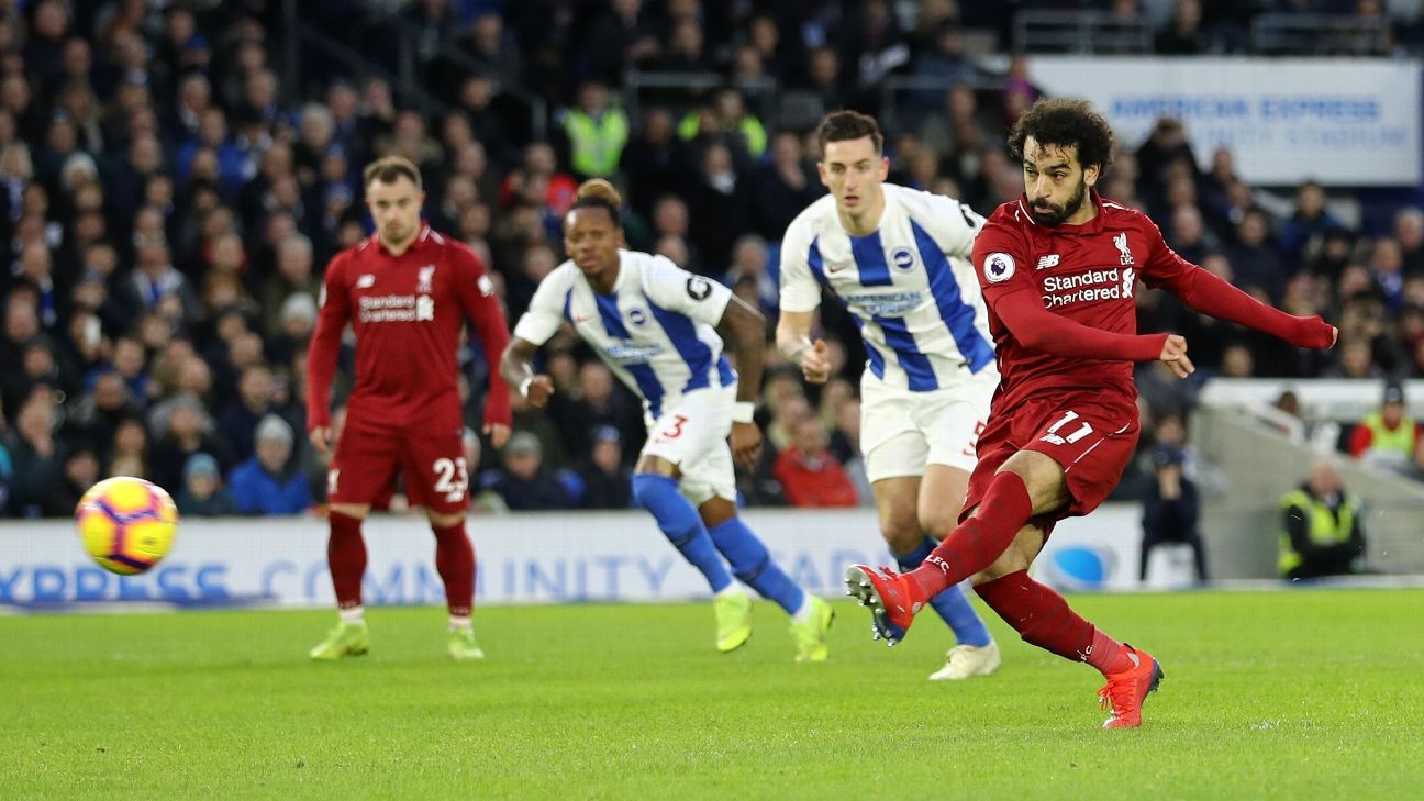 mo salah-Brighton & Hove Albion vs liverpool