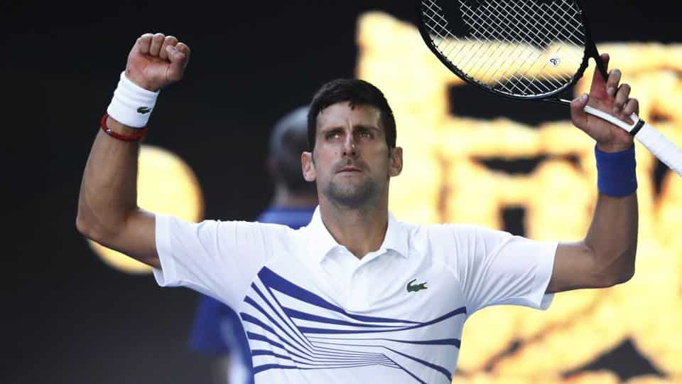 novak djokovic menang