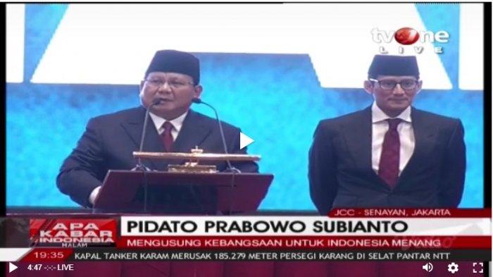 pidato kebangsaan prabowo