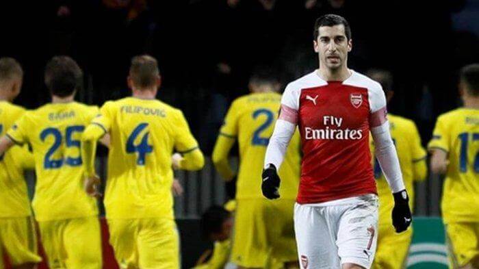 BATE Borisov vs arsenal