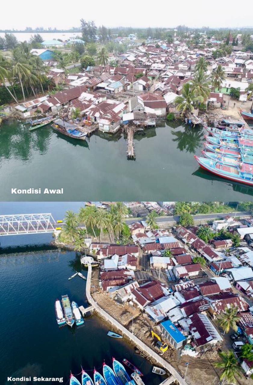 Presiden-Jokowi-dan-Menteri-Basuki-Tinjau-Penataan-Kawasan-Nelayan-Kampung-Sumber-Jaya-Bengkulu-doc.KemenPUPR-ivoox.id_