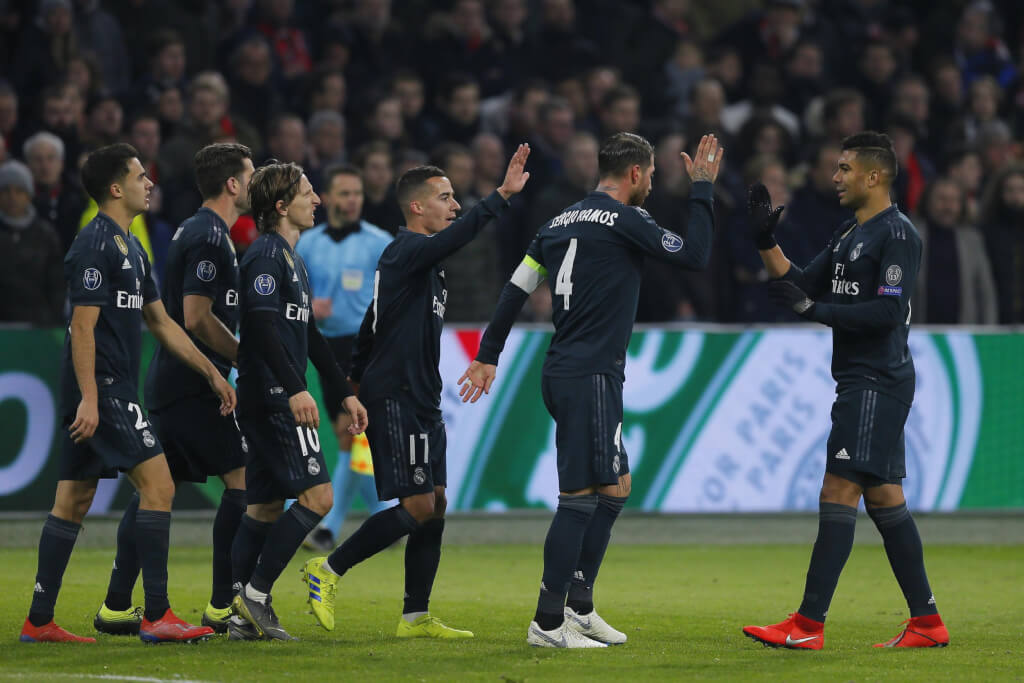 ajaxvs real madrid