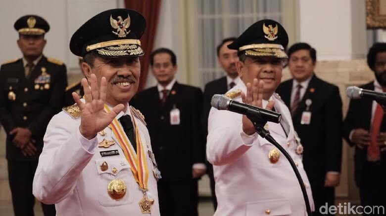 gubernur wagub riau dilantik