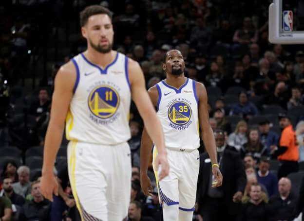 klay thompson (kiri) dan kevin durant