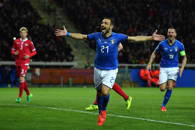Fabio Quagliarella - italia vs liechtenstein