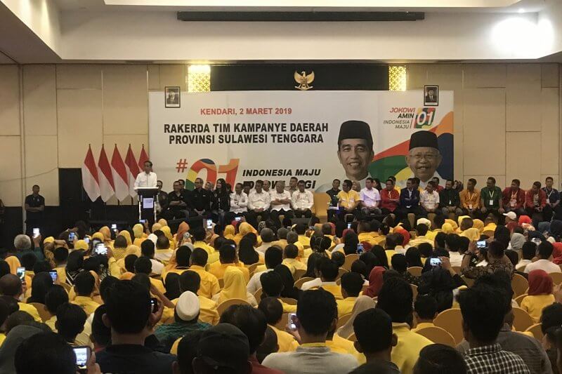 Jokowi di Kendari