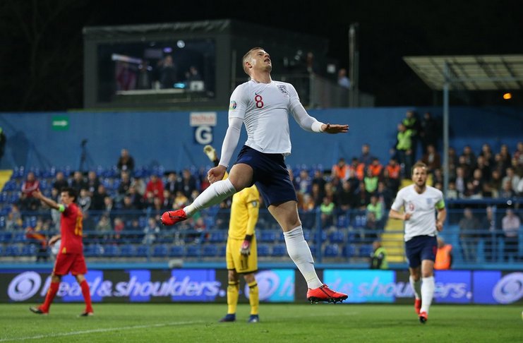 Montenegro-vs-Inggris-Ross-Barkley