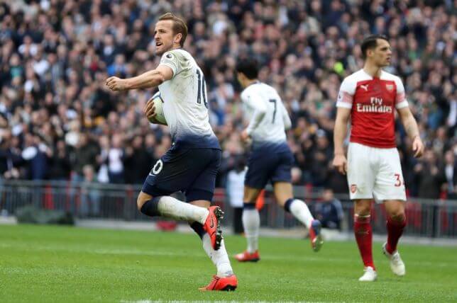 harry kane - tottenham vs arsenal
