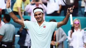 roger federer melaju