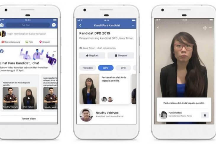 info kandidat facebook