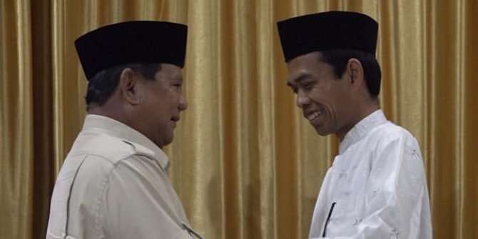 prabowo dn abdul somad