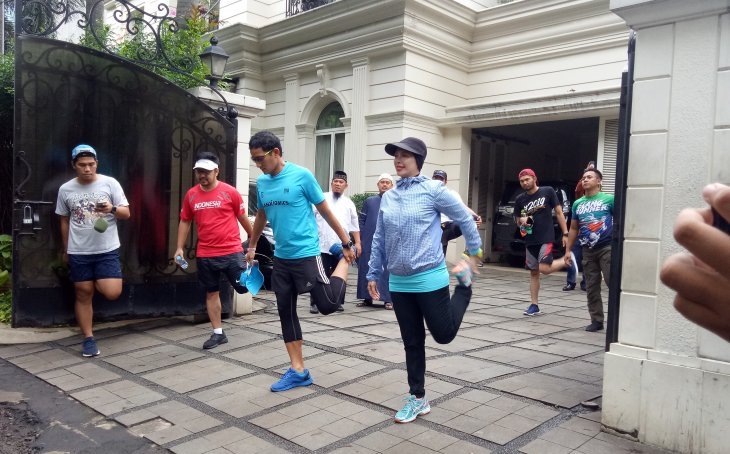 sandiaga usai sakit