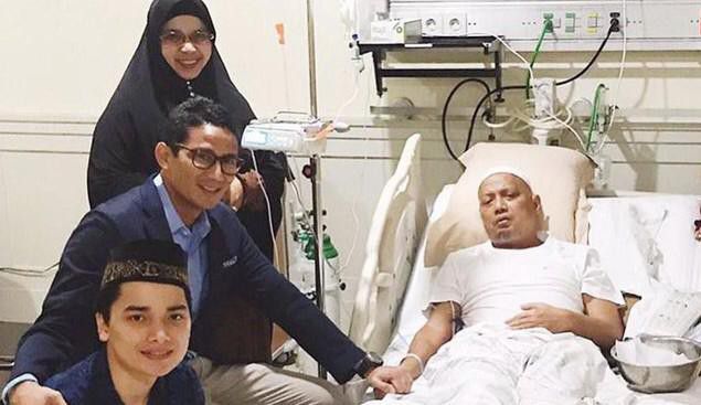 Berduka, Sandiaga Kenang Kala Menjenguk Arifin Ilham di Malaysia