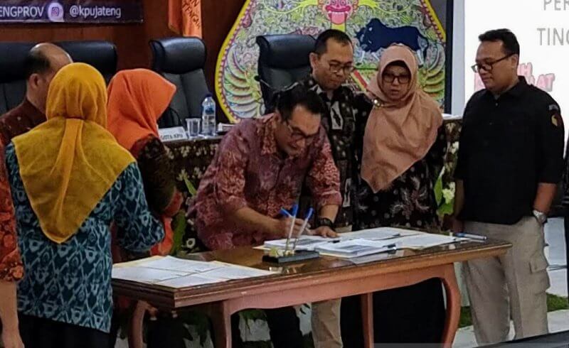 KPU Jawa Tengah-Saksi