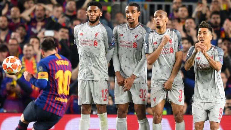 lionel messi vs liverpool