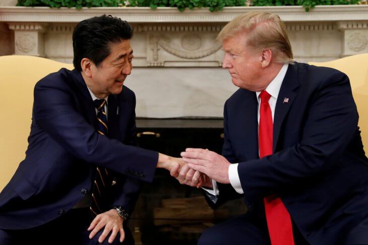 trump dan abe