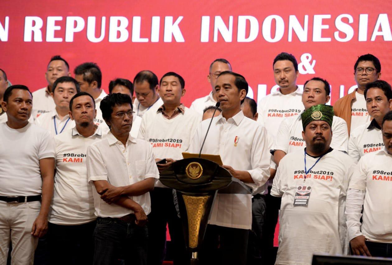 Bertemu Aktivis 98, Presiden Jokowi: Membangun Negara Butuh Kebersamaan