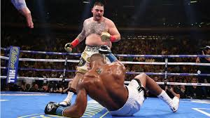 anthony joshua terjatuh