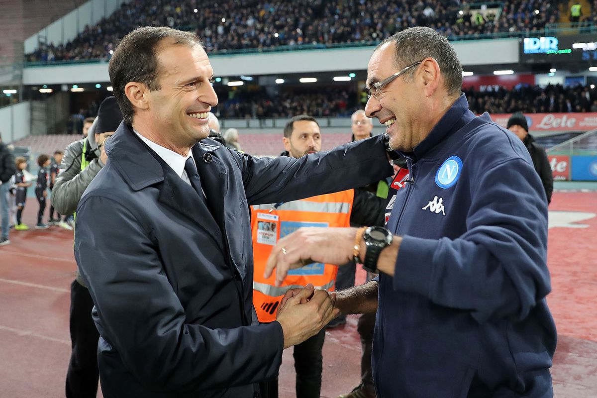 maurizio sarri (kanan)