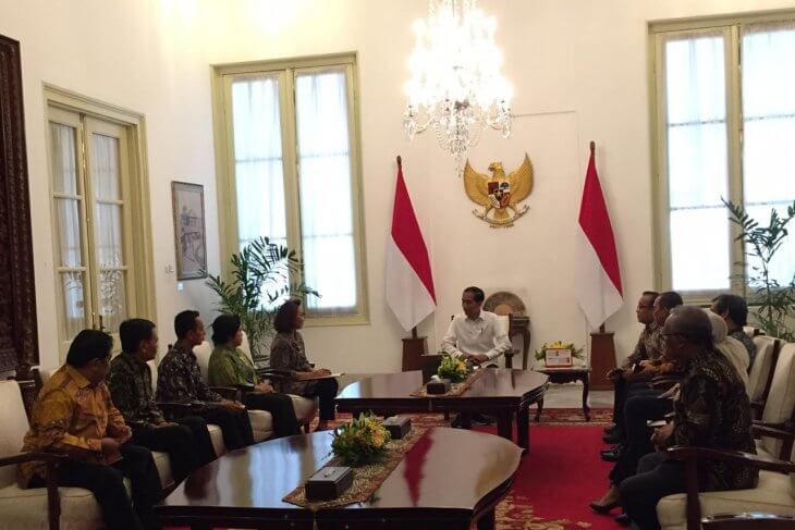 pansel KPK temu presiden (Antara)