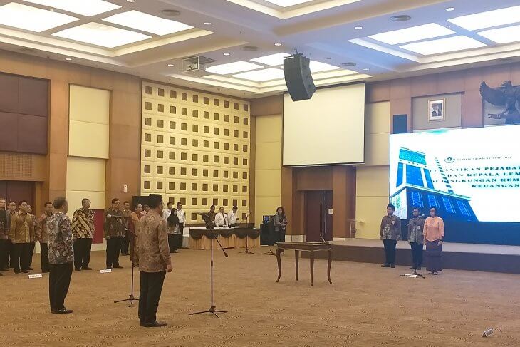 menkeu lantik 2 pejabat