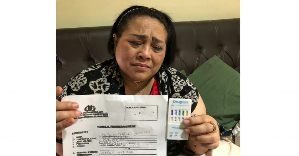 nunung ditangkap