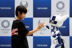 robot di olimpiade tokyo