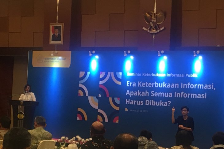 sri mulyani keterbukaan informasi