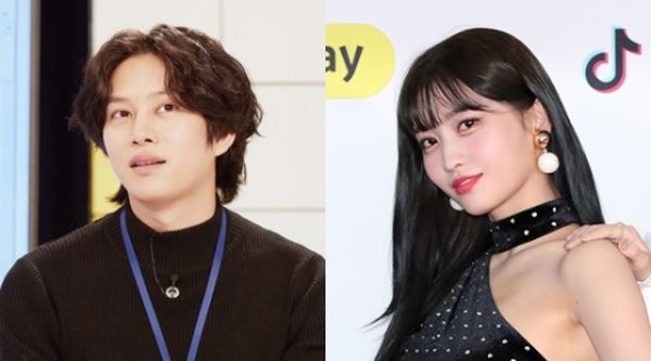 Momo TWICE dan Kim Heechul