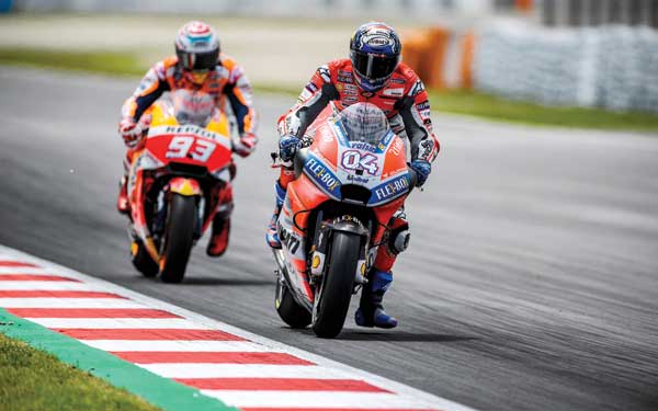 andrea dovizioso dan marquez