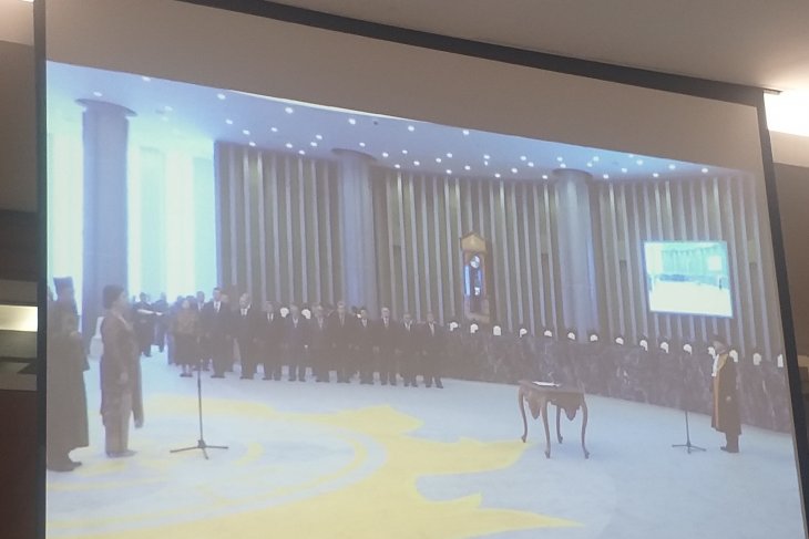 destry dilantik (Antara)