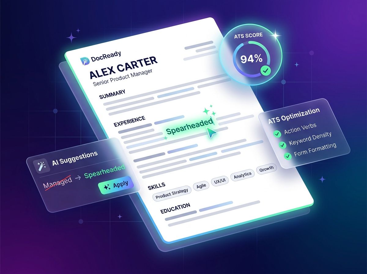 Introducing DocReady — an AI-Powered Document & Resume Builder