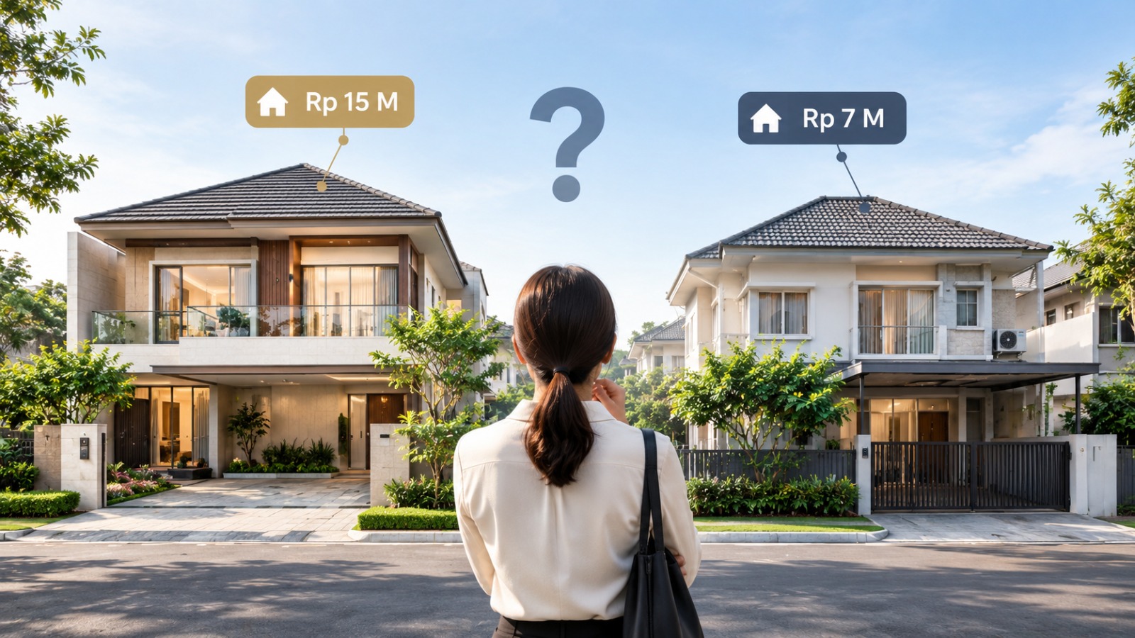 Mengapa Harga Dua Rumah di Kawasan yang Sama Bisa Berbeda Jauh