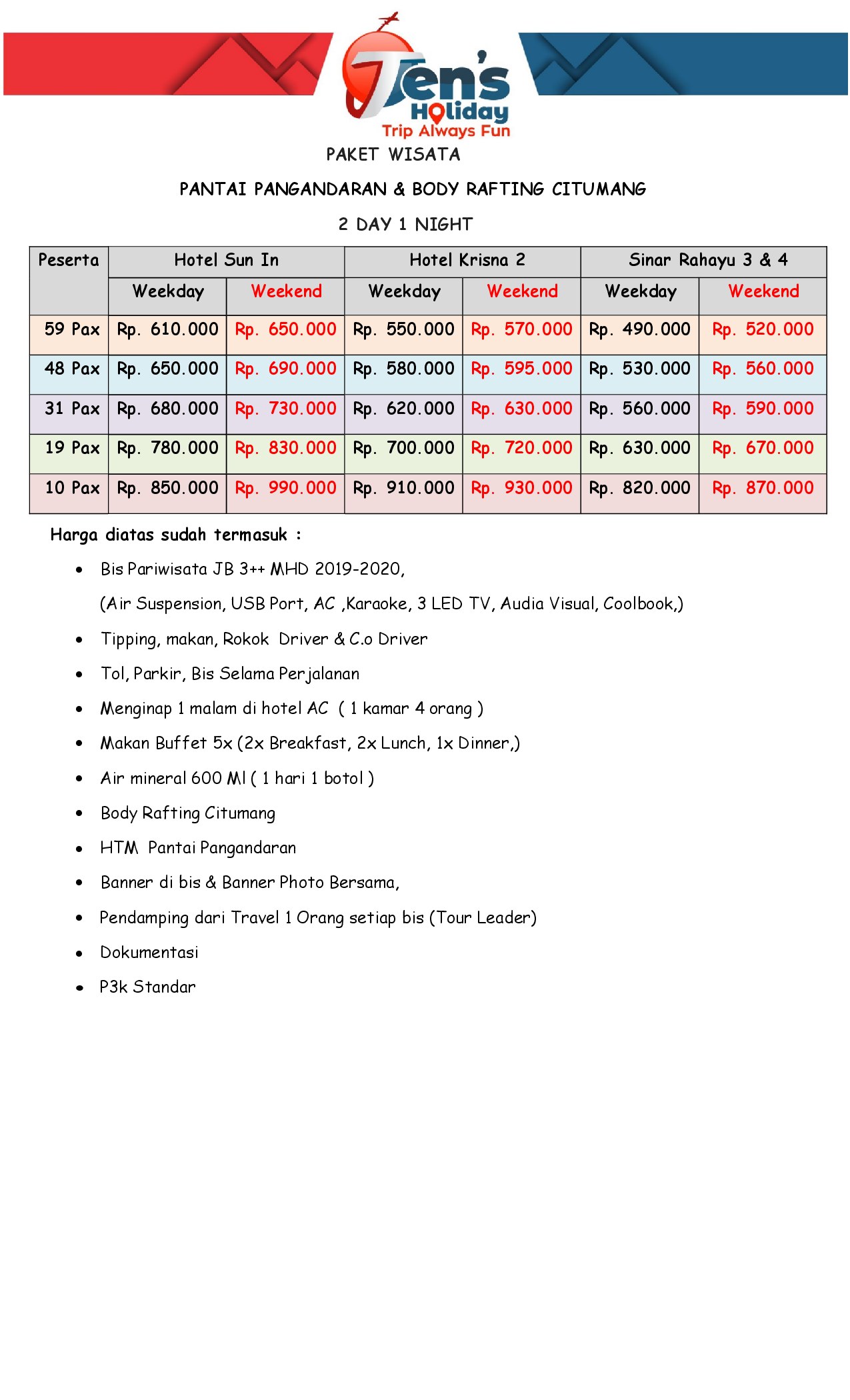 Brosur Paket Pangandaran + CITUMANG 2D1N — halaman 3