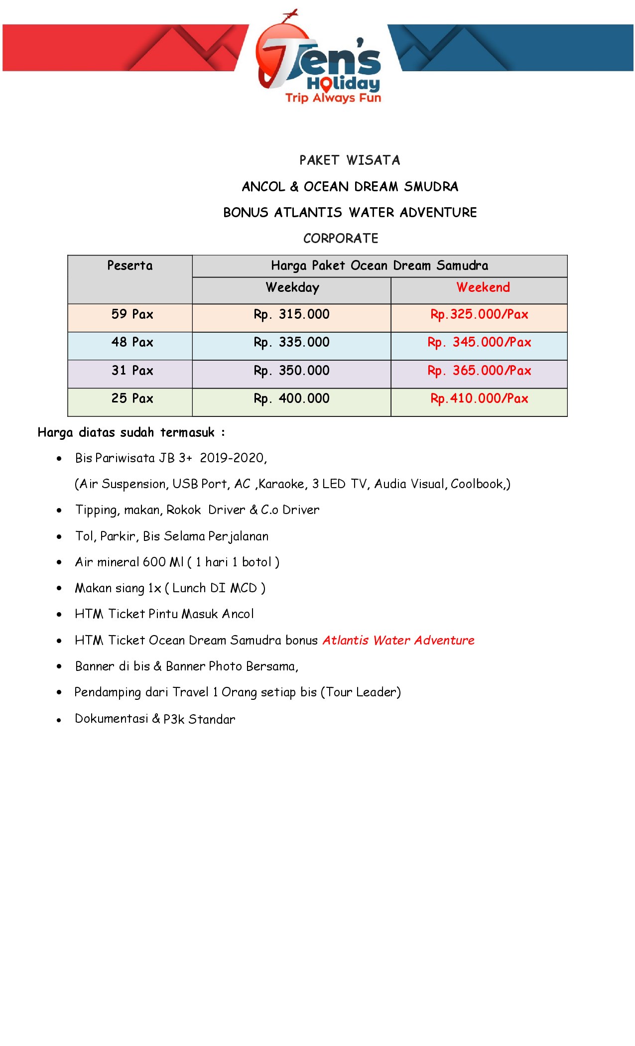 Brosur PAKET TIJA + OCEAN DREAM SAMUDRA FREE AWA Corporate — halaman 2