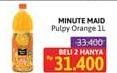 Promo Harga Minute Maid Juice Pulpy Orange 1000 ml - Alfamidi