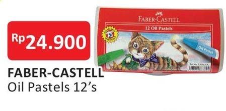 Promo Harga FABER-CASTELL Oil Pastels 12 pcs - Alfamart