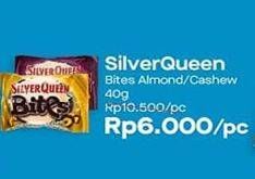 Promo Harga SILVER QUEEN Bites Almond, Cashew 40 gr - Alfamart