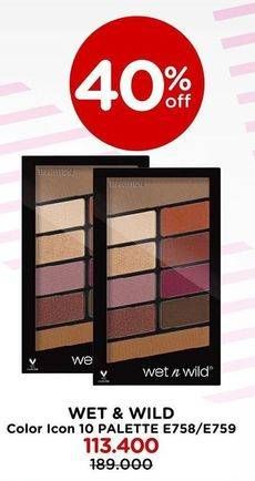 Promo Harga WET N WILD Color Icon Eye Shadow Palette E758, E759  - Watsons