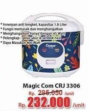 Promo Harga Cosmos CRJ 3306 Rice Cooker  - Hari Hari