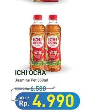 Ichi Ocha Minuman Teh 350 ml Diskon 24%, Harga Promo Rp4.990, Harga Normal Rp6.580