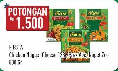 Promo Harga FIESTA Chicken 123/Pizzabc/Nugget Zoo  - Hypermart
