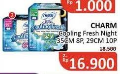 Promo Harga Charm Extra Comfort Cooling Fresh Wing 29cm, Wing 35cm 8 pcs - Alfamidi