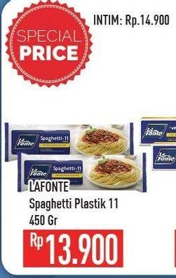 Promo Harga LA FONTE Spaghetti 11 450 gr - Hypermart