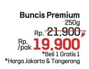 Promo Harga Buncis 250 gr - LotteMart