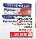 Promo Harga Pepsodent Pasta Gigi Pencegah Gigi Berlubang 190 gr - LotteMart