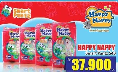 Promo Harga Happy Nappy Smart Pantz Diaper S40  - Hari Hari